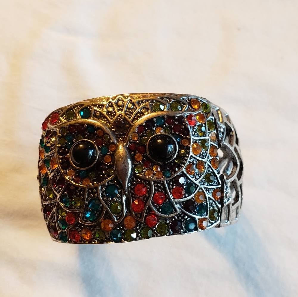Multi-colored Owl Bracelet